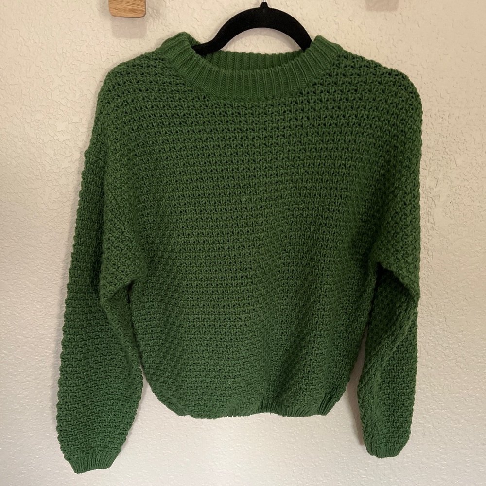 Green sweater